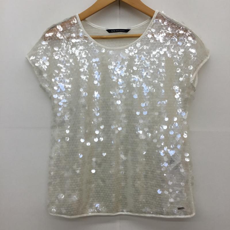 アルマーニエクスチェンジ ARMANI EXCHANGE カットソー 半袖 XS  白 / ホワイト /  レディース USED 古着 中古 10139198