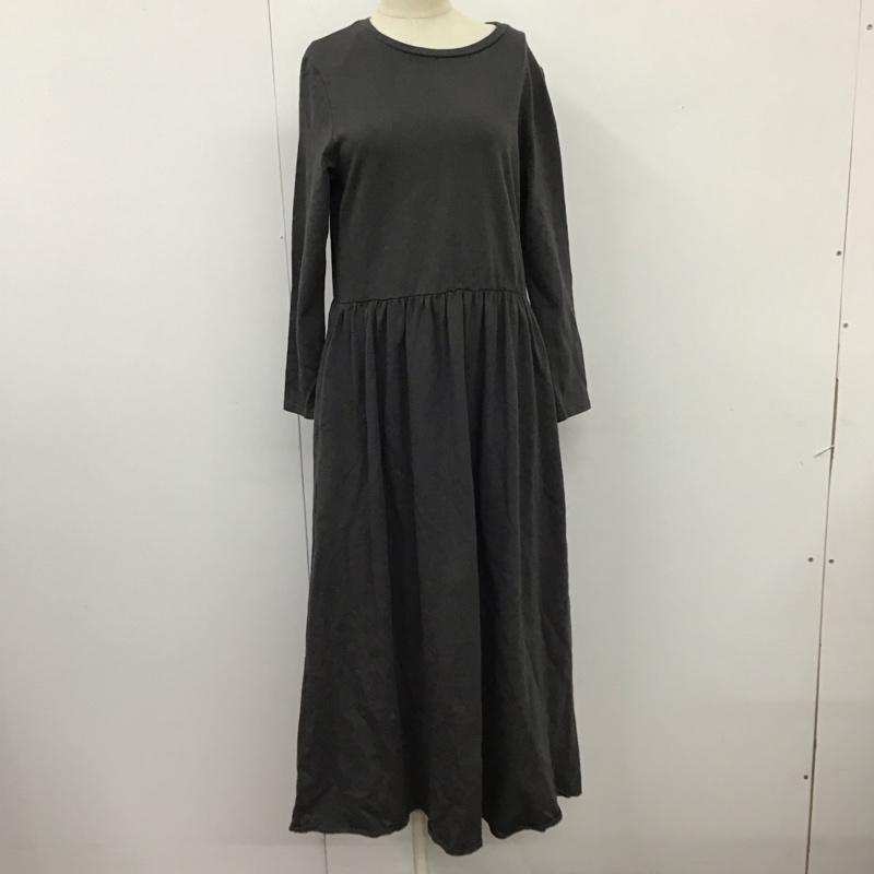 ビーミング バイ ビームス B:MING by BEAMS ワンピース ロングスカート 93-26-0710-213 切替 マキシワンピース 22SS S 無地 チャコールグレー / チャコールグレー /  レディース USED 古着 中古 10114967