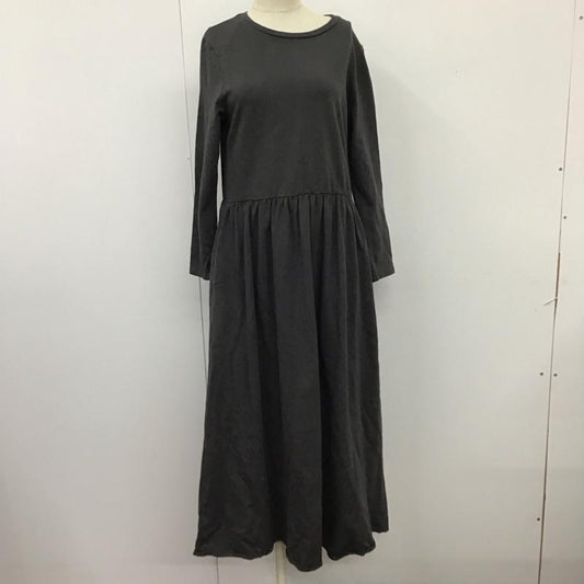 ビーミング バイ ビームス B:MING by BEAMS ワンピース ロングスカート 93-26-0710-213 切替 マキシワンピース 22SS S 無地 チャコールグレー / チャコールグレー /  レディース USED 古着 中古 10114967