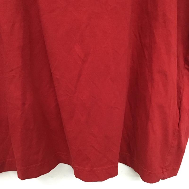 ノーティカ NAUTICA Tシャツ 半袖 半袖カットソー プリントTシャツ クルーネックカットソー XL ロゴ、文字 赤 / レッド /  メンズ USED 古着 中古 10134028