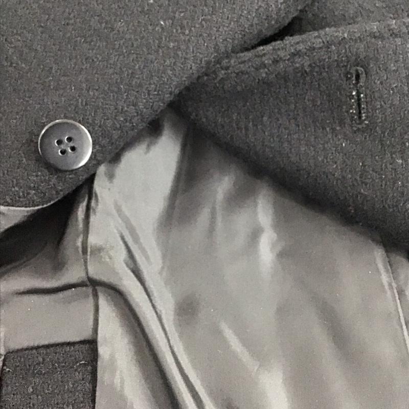 ナチュラルビューティーベーシック NATURAL BEAUTY BASIC コート コート一般 長袖ロングコート アウター カジュアルジャケット L 無地 黒 / ブラック /  レディース USED 古着 中古 10142663