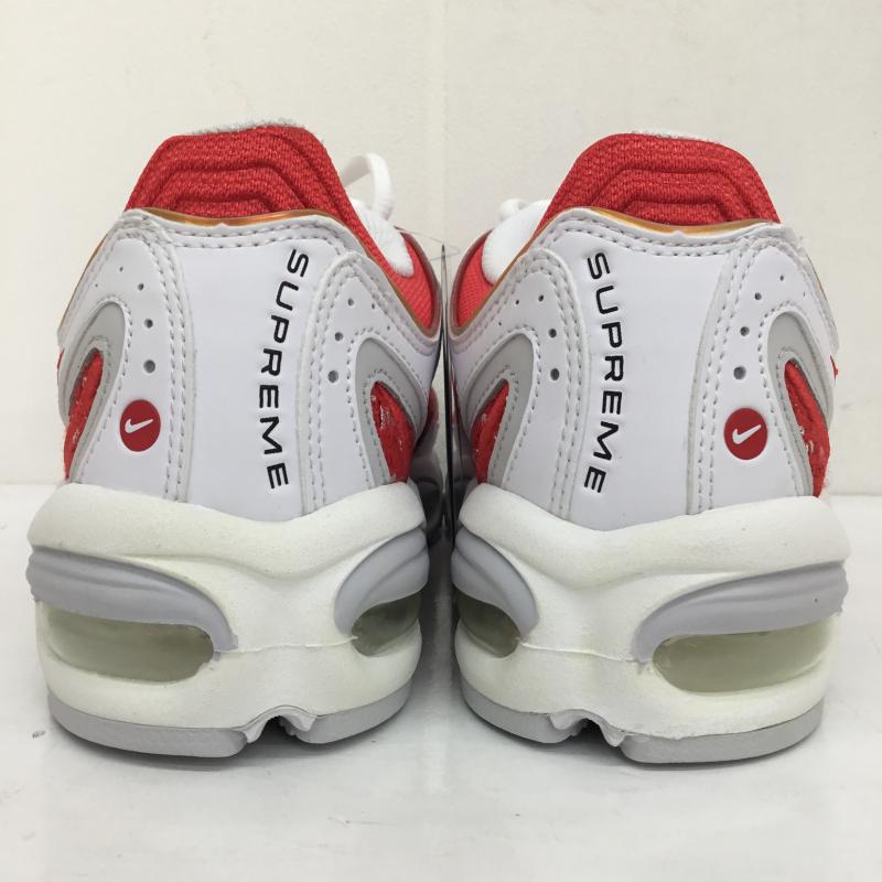 ナイキ NIKE スニーカー スニーカー SUPREME AIR MAX TAILWIND 4/S エアマックス テイルウインド 4 シュプリーム AT3854-100 26.0cm ロゴ、文字 白 / ホワイト / X 赤 / レッド /  メンズ USED 古着 中古 10105697