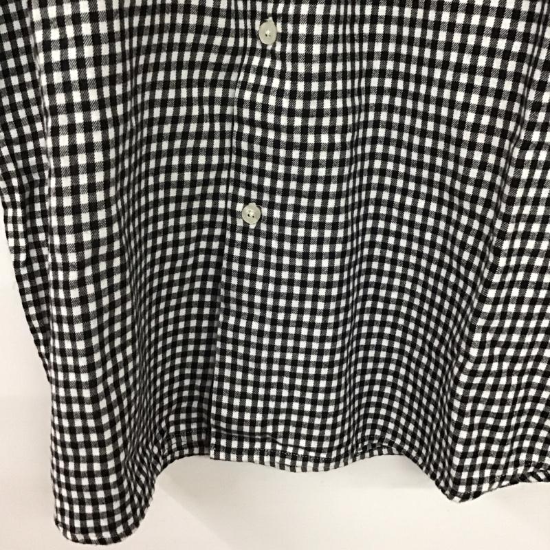 ステューシー STUSSY シャツ、ブラウス 半袖 半袖シャツ チェックシャツ カラーシャツ L チェック 白 / ホワイト / X 黒 / ブラック /  メンズ USED 古着 中古 10141682
