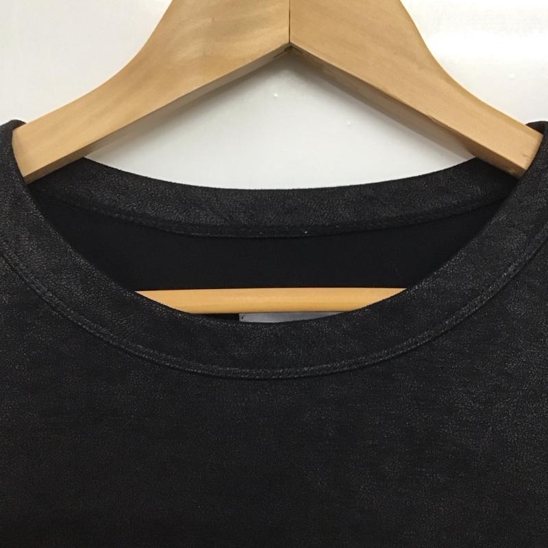 ワングラビティ ONE GRAVITY カットソー 長袖 長袖カットソー 無地カットソー クルーネック M 無地 黒 / ブラック /  メンズ USED 古着 中古 10142944
