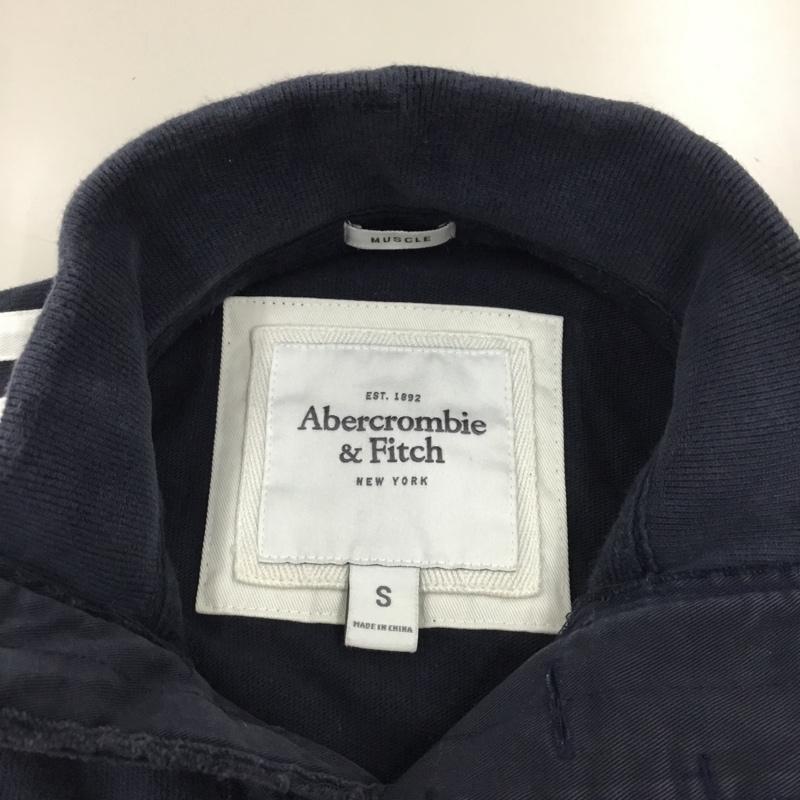 アバクロンビーアンドフィッチ ABERCROMBIE&FITCH カットソー 長袖 長袖カットソー ポロシャツ ラグラン S ロゴ、文字 紺 / ネイビー /  メンズ USED 古着 中古 10112310