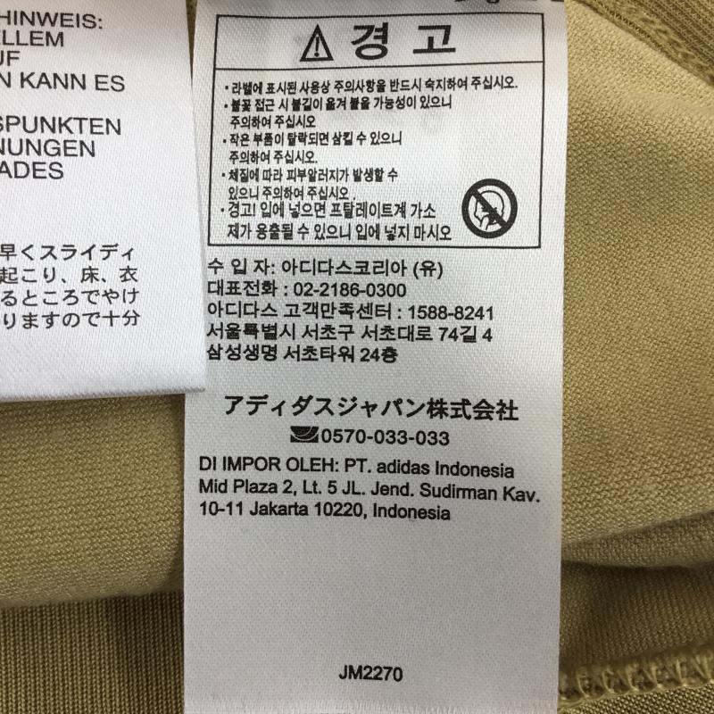 アディダス adidas ジャケット、上着 ジャケット、ブレザー JM2270 Velour TRACKTOP ベロア　トラックジャケット XL ロゴ、文字 茶 / ブラウン /  メンズ USED 古着 中古 10138699