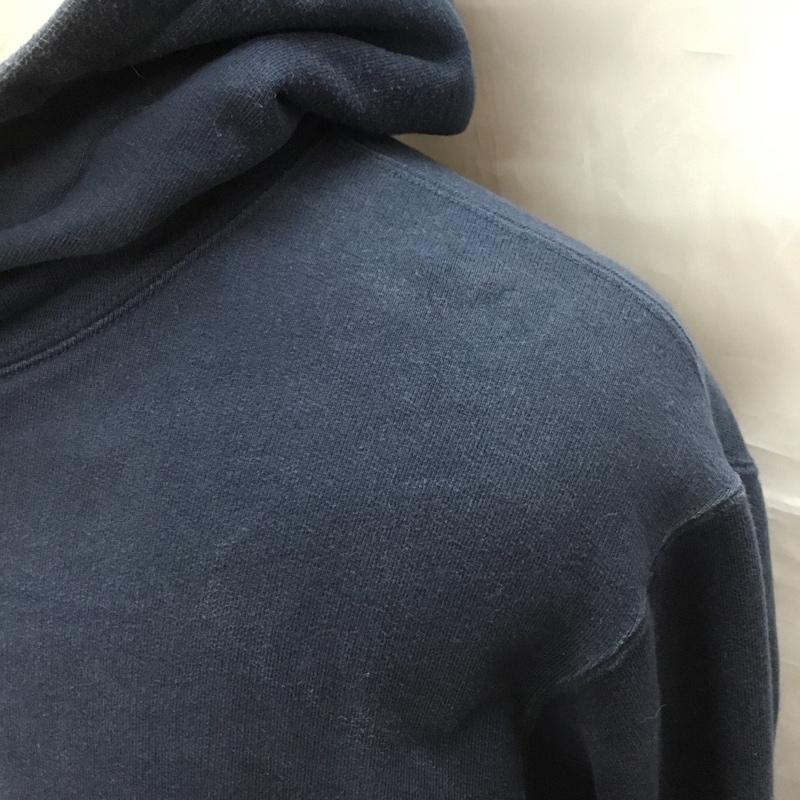 シュプリーム Supreme パーカー 長袖 Flowers Hooded Sweatshirt L 無地 紺 / ネイビー /  メンズ USED 古着 中古 10113437