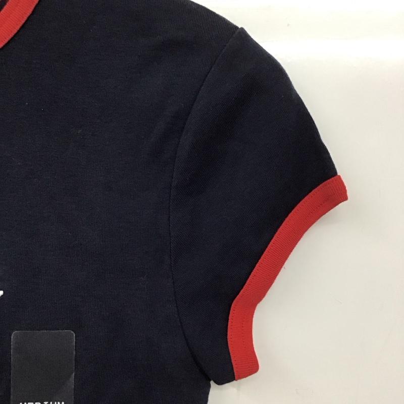 ポロジーンズ Polo Jeans Co. Tシャツ 半袖 M 無地 紺 / ネイビー /  レディース USED 古着 中古 10133351