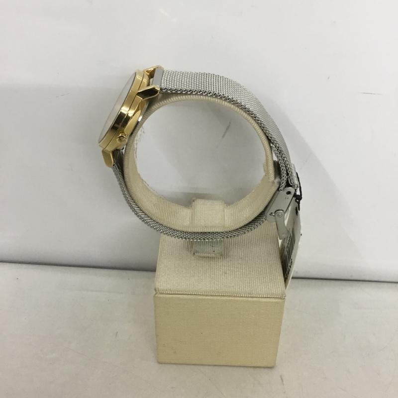 スカーゲン SKAGEN 腕時計 アナログ（クォーツ式） SKW2445 ロゴ、文字 金 / ゴールド / X 銀 / シルバー /  レディース USED 古着 中古 10135168