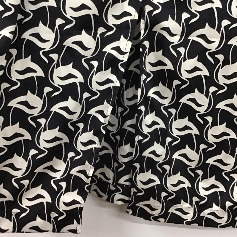 ザラ ZARA ワンピース ロングスカート 2045 624 800 S 総柄 黒 / ブラック /  レディース USED 古着 中古 10139371