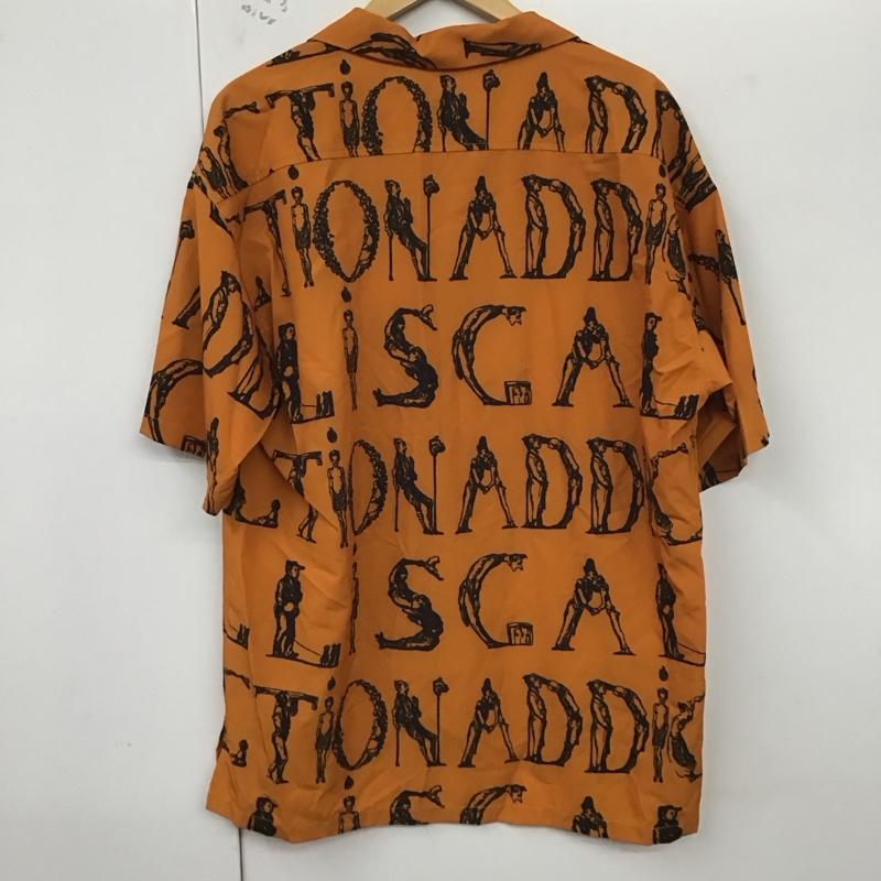 ガリスアディクション GALLIS ADDICTION シャツ、ブラウス 半袖 90-171940 半袖シャツ カラーシャツ プリントシャツ 4 プリント 橙 / オレンジ /  メンズ USED 古着 中古 10129501