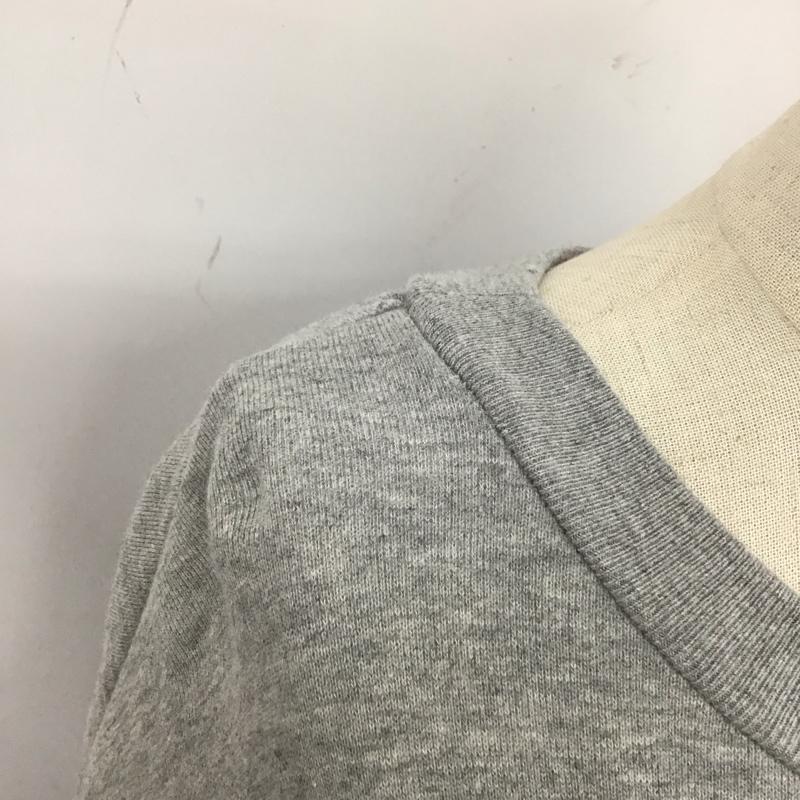 ミルクフェド MILKFED. ワンピース ロングスカート 03184951 スリーブロゴ スウェット ロゴ、文字 灰 / グレー /  レディース USED 古着 中古 10112020