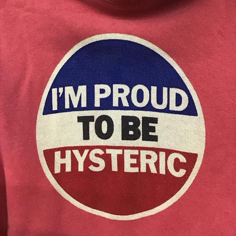 ヒステリックグラマー HYSTERIC GLAMOUR パーカー 長袖 長袖パーカー プルオーバーパーカー スウェット FREE ロゴ、文字 赤 / レッド /  レディース USED 古着 中古 10130917
