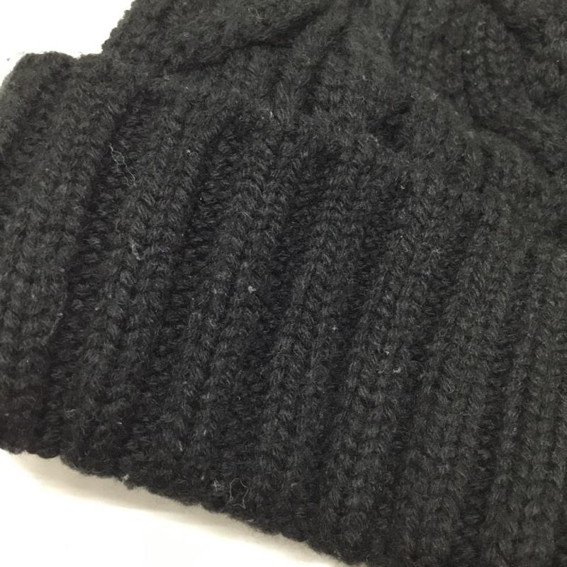 ザノースフェイス THE NORTH FACE 帽子 ニット帽 NN42334 ケーブルビーニー FREE ロゴ、文字 黒 / ブラック /  メンズ USED 古着 中古 10121830