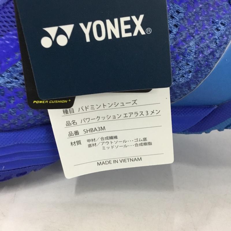 ヨネックス YONEX スニーカー スニーカー SHBA3M パワークッション エアラス3メン バドミントンシューズ 23cm 箱有 23.0cm ロゴ、文字 青 / ブルー /  レディース USED 古着 中古 10147947