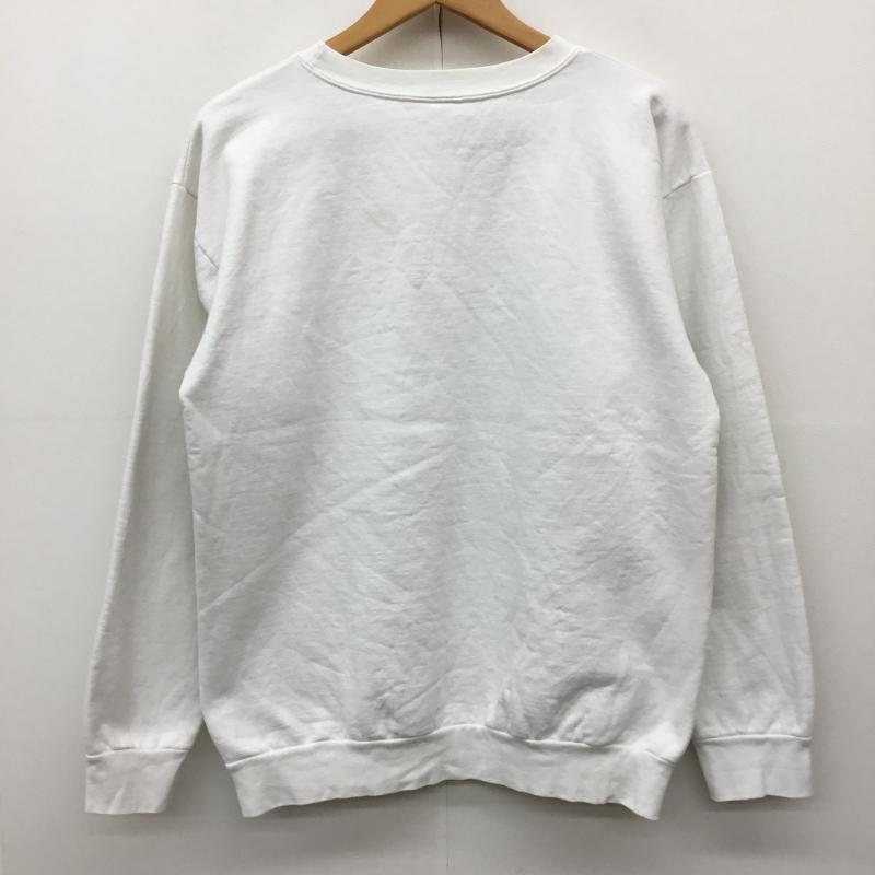 ユーズドクロージング used clothes トレーナー 長袖 USA製 M 花柄 白 / ホワイト /  レディース USED 古着 中古 10142211