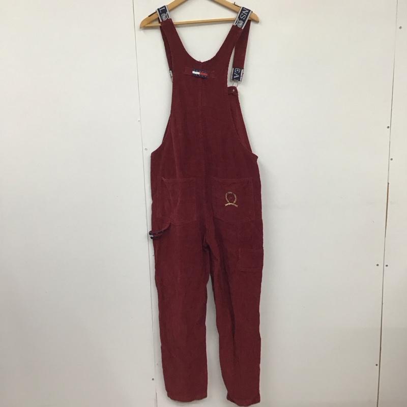 トミー ジーンズ TOMMY JEANS サロペット・オーバーオール サロペット、オーバーオール 90s コーデュロイ 無地 えんじ / ワインレッド /  メンズ USED 古着 中古 10130623