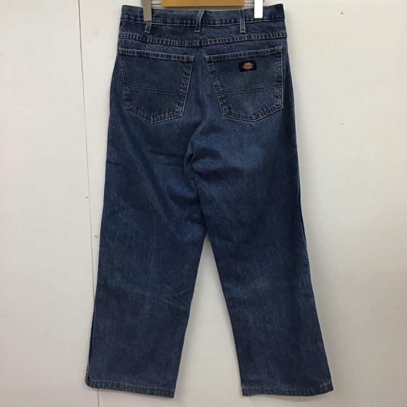 ディッキーズ Dickies パンツ デニム、ジーンズ デニムパンツ ストレートパンツ ワイドパンツ カジュアルパンツ 36 無地 インディゴ / インディゴ /  メンズ USED 古着 中古 10116525