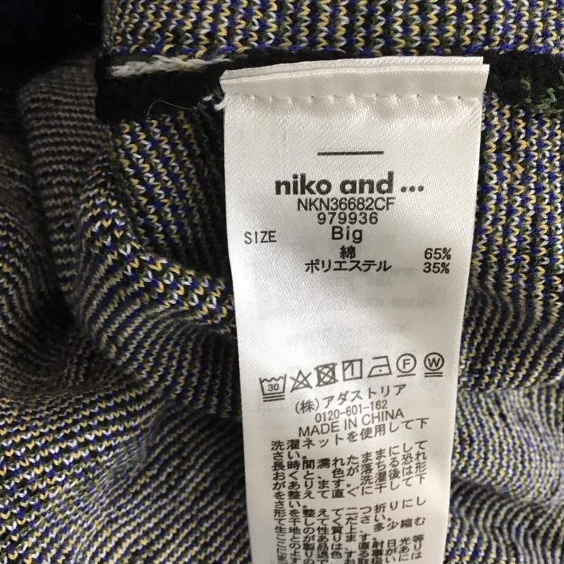 ニコアンド niko and... カーディガン 長袖 長袖ニットカーディガン フロントボタン 総柄 マルチカラー / マルチカラー /  レディース USED 古着 中古 10145132