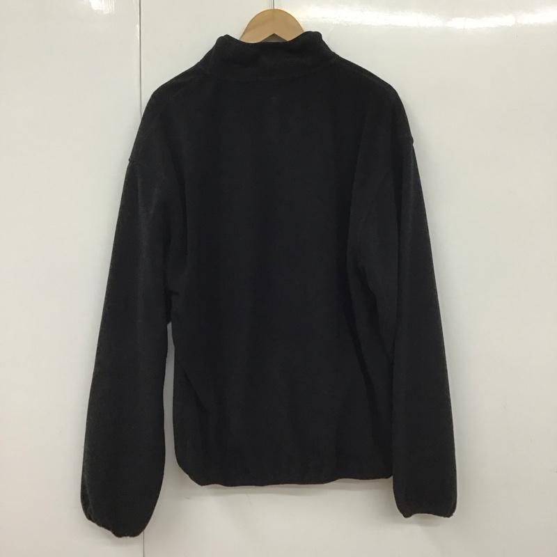 エクストララージ XLARGE ジャケット、上着 ジャケット、ブレザー フリースジャケット プルオーバー スタンドネック L ロゴ、文字 黒 / ブラック /  メンズ USED 古着 中古 10130124