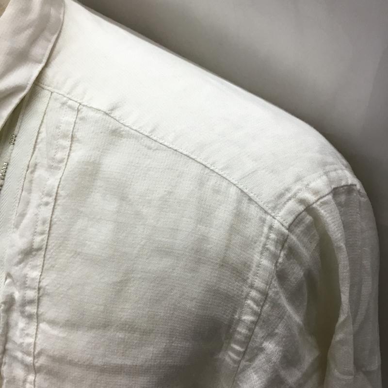 エンソウ ensou シャツ、ブラウス 長袖 長袖シャツ カジュアルシャツ カラーシャツ ビーズ M  オフホワイト / オフホワイト /  メンズ USED 古着 中古 10111336