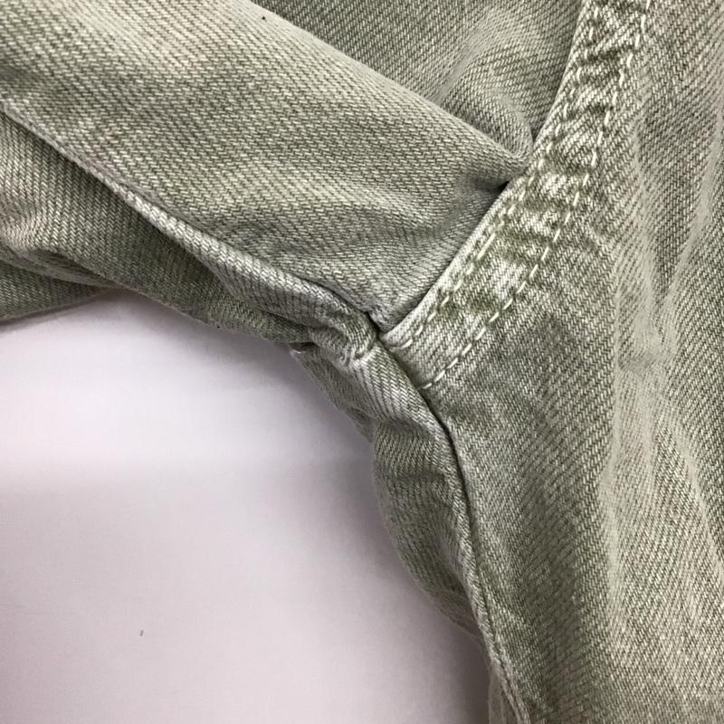 ザラ ZARA パンツ デニム、ジーンズ S 無地 カーキ / カーキ /  レディース USED 古着 中古 10150533