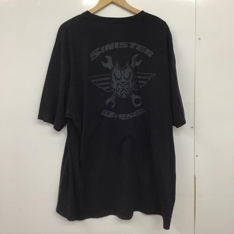 古着 USED Tシャツ 半袖 半袖カットソー プリントTシャツ クルーネックカットソー ロゴ、文字 黒 / ブラック /  メンズ USED 古着 中古 10147273