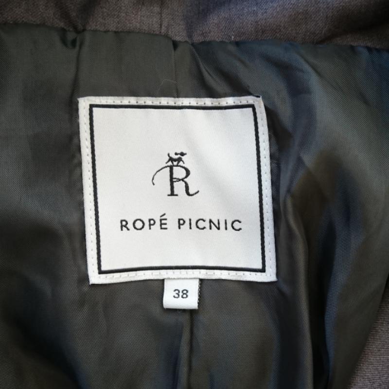 ロペピクニック ROPE  PICNIC コート コート一般 38 無地 灰 / グレー /  レディース USED 古着 中古 10011642