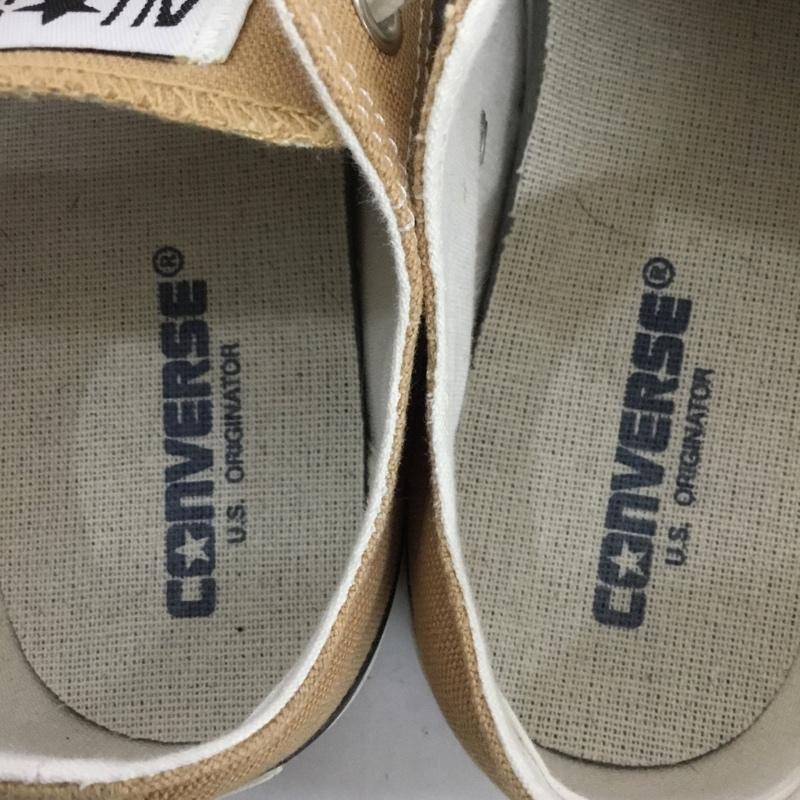 コンバース CONVERSE スニーカー スニーカー 1SC442 ALL STAR US COLORS OX 25cm 25.0cm ロゴ、文字 ベージュ / ベージュ /  レディース USED 古着 中古 10132027