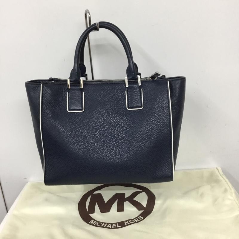 マイケルコース MICHAEL KORS トートバッグ トートバッグ 30S4SRYS3L ショルダー 2WAY 無地 紺 / ネイビー /  レディース USED 古着 中古 10128845