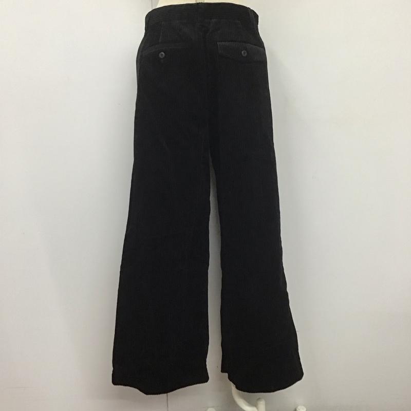 ジーユー GU ボトムス ボトムス コーデュロイワイドパンツ UNDERCOVER L 無地 黒 / ブラック /  レディース USED 古着 中古 10108100
