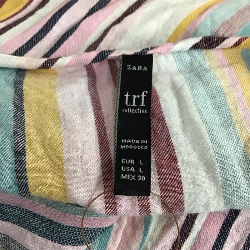 ザラ ZARA ワンピース ロングスカート L ストライプ マルチカラー / マルチカラー /  レディース USED 古着 中古 10121424