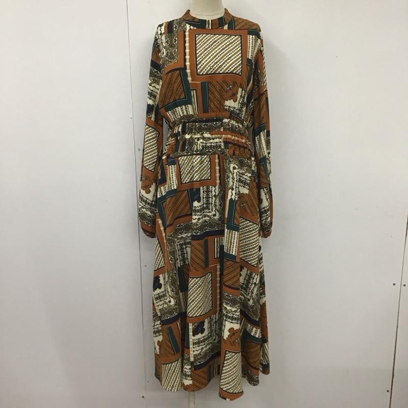 ムルーア MURUA ワンピース ロングスカート 011950301601 チェーンスカーフワンピース FREE  マルチカラー / マルチカラー /  レディース USED 古着 中古 10108044