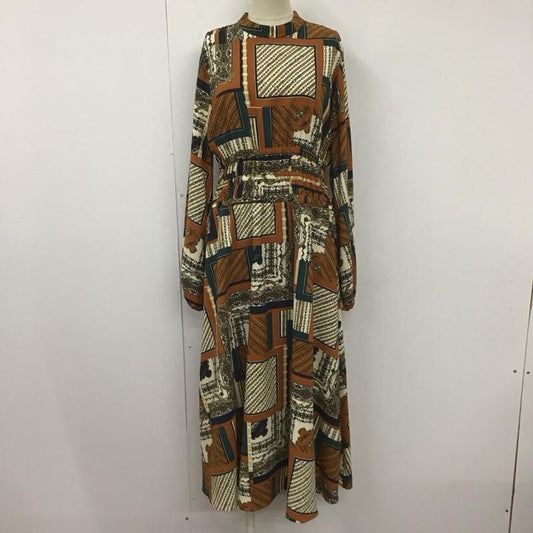 ムルーア MURUA ワンピース ロングスカート 011950301601 チェーンスカーフワンピース FREE  マルチカラー / マルチカラー /  レディース USED 古着 中古 10108044