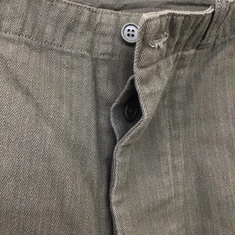 ヴォイリー VOIRY パンツ ワークパンツ、ペインターパンツ ワークパンツ ワイドパンツ カジュアルパンツ ミリタリーパンツ 無地 カーキ / カーキ /  メンズ USED 古着 中古 10116580