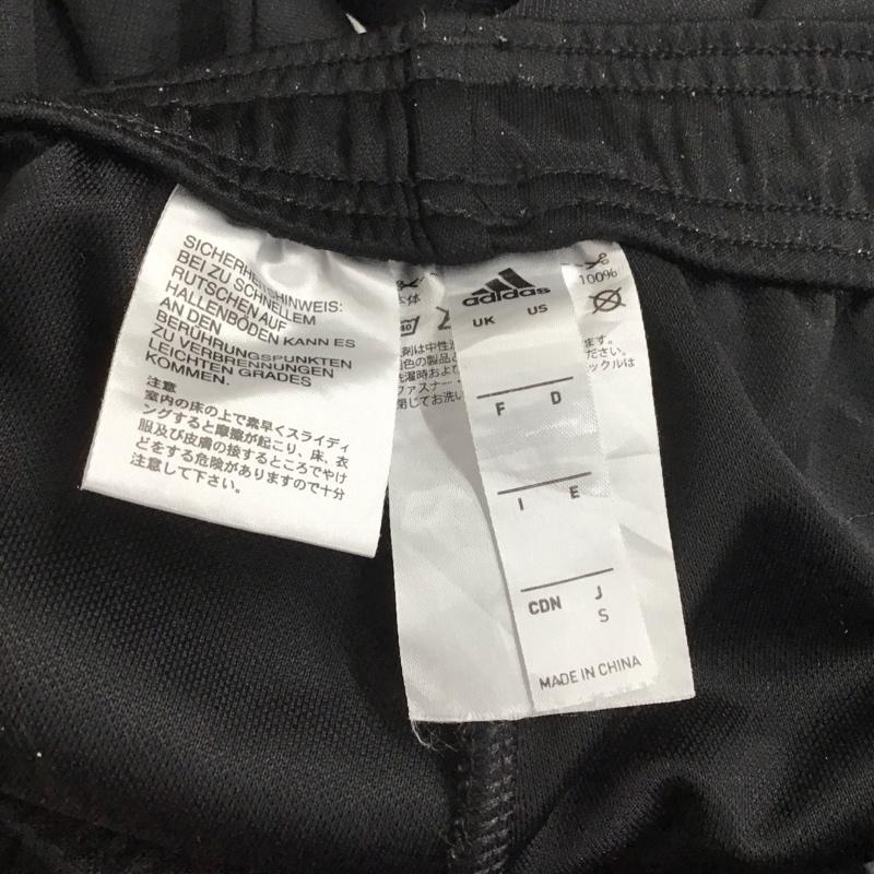 アディダス adidas ボトムス ボトムス CE7404 トレーニングパンツ サイドライン トラックパンツ S ロゴ、文字 黒 / ブラック / X 白 / ホワイト /  レディース USED 古着 中古 10124416