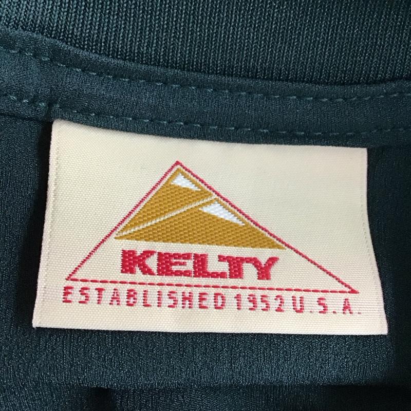 ケルティ KELTY Tシャツ 半袖 半袖カットソー プリントTシャツ クルーネックカットソー S ロゴ、文字 緑 / グリーン /  メンズ USED 古着 中古 10115945