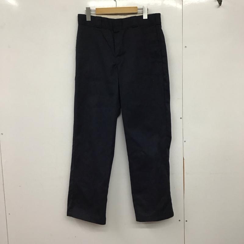 ディッキーズ Dickies パンツ ワークパンツ、ペインターパンツ ワークパンツ ワイドパンツ カジュアルパンツ 31インチ 無地 紺 / ネイビー /  メンズ USED 古着 中古 10145550