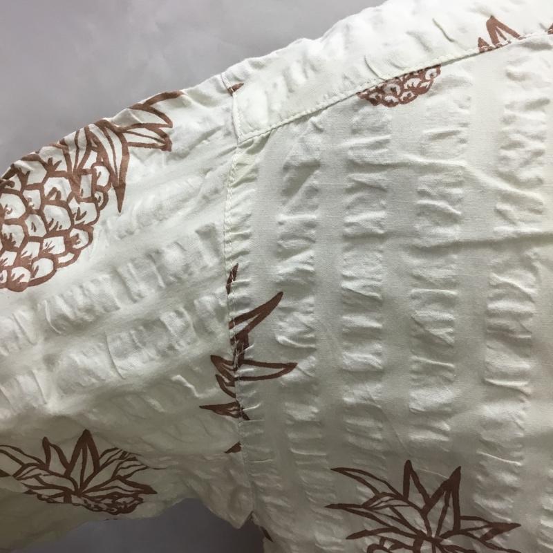 古着 USED シャツ、ブラウス 半袖 半袖 M プリント ベージュ / ベージュ /  メンズ USED 古着 中古 10108281