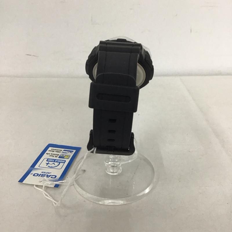 カシオ CASIO 腕時計 デジタル チープカシオ アナデジ AEQ-100BW-9A 無地 黒 / ブラック / X 金 / ゴールド /  メンズ USED 古着 中古 10144755