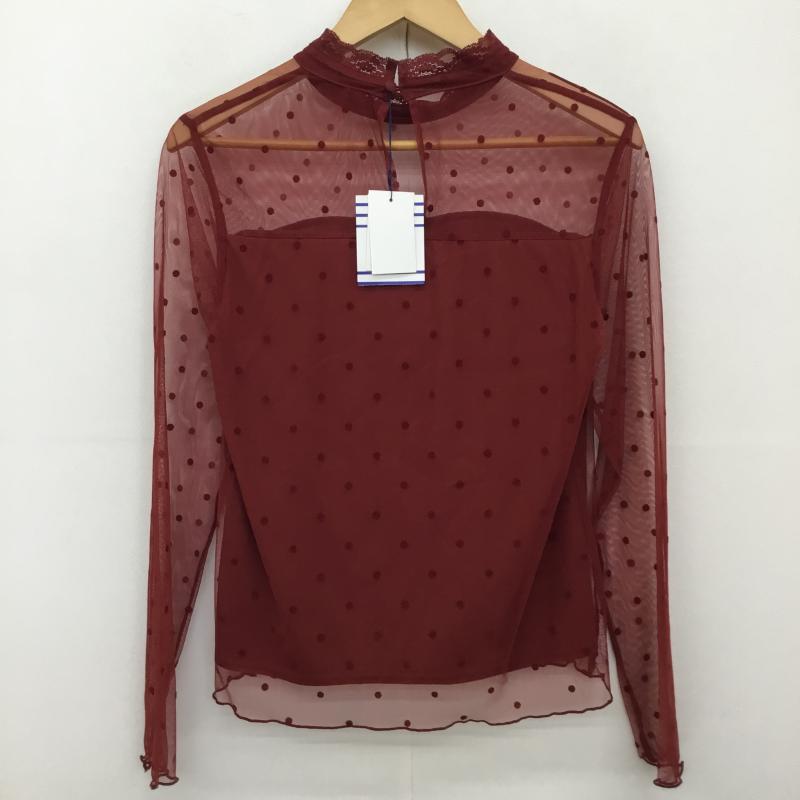 オリーブデオリーブ OLIVE des OLIVE カットソー 長袖 M ドット 赤 / レッド /  レディース USED 古着 中古 10140457