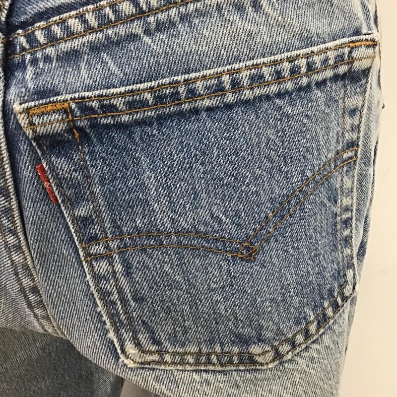リーバイス Levi s パンツ デニム、ジーンズ 無地 水色 / ライトブルー /  レディース USED 古着 中古 10105811