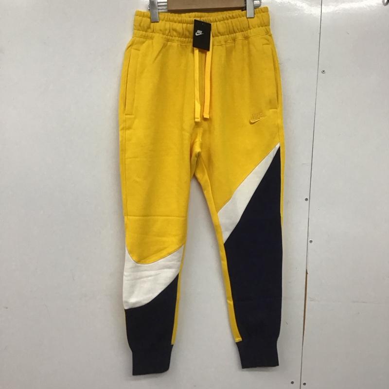 ナイキ NIKE パンツ ワークパンツ、ペインターパンツ bq6468-728 スウェットパンツ ワイドパンツ S 無地 黄 / イエロー /  メンズ USED 古着 中古 10145548