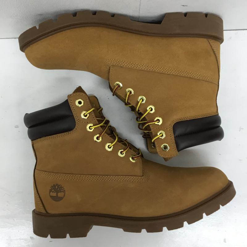 ティンバーランド Timberland ブーツ ショートブーツ TB1A27TP231 27.0cm ロゴ、文字 茶 / ブラウン /  メンズ USED 古着 中古 10140919