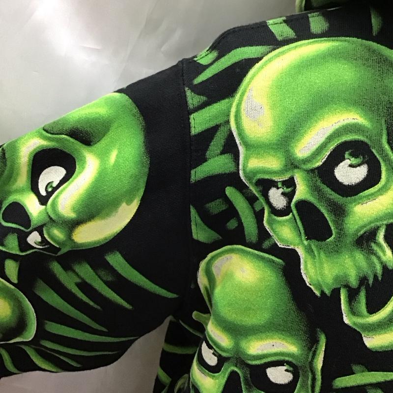 シュプリーム Supreme パーカー 半袖 18SS SkullPileHoodedSweartshirt スカルパイル 長袖パーカー プリントパーカー M プリント マルチカラー / マルチカラー /  メンズ USED 古着 中古 10113571