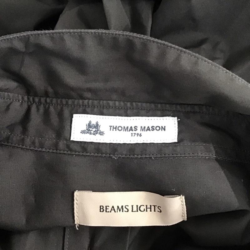 ビームスライツ BEAMS LIGHTS シャツ、ブラウス 長袖 51-11-0628-594 THOMAS MASON M 無地 ダークブラウン / ダークブラウン /  メンズ USED 古着 中古 10110200