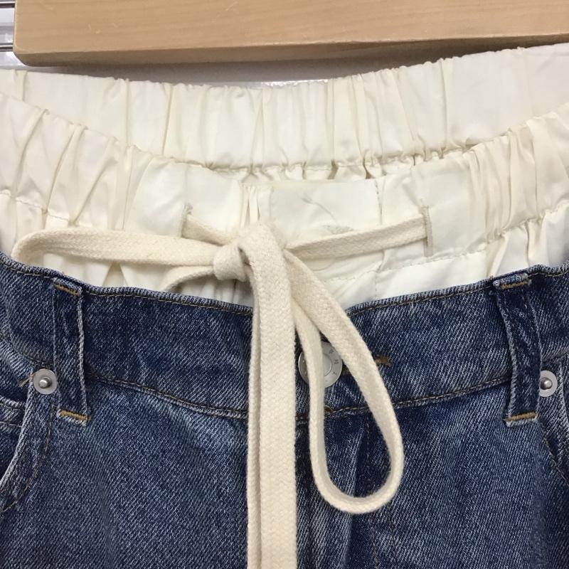 トゥデイフル TODAYFUL パンツ デニム、ジーンズ 12411402 Layered Waist Denim 26インチ 無地 水色 / ライトブルー /  レディース USED 古着 中古 10134233