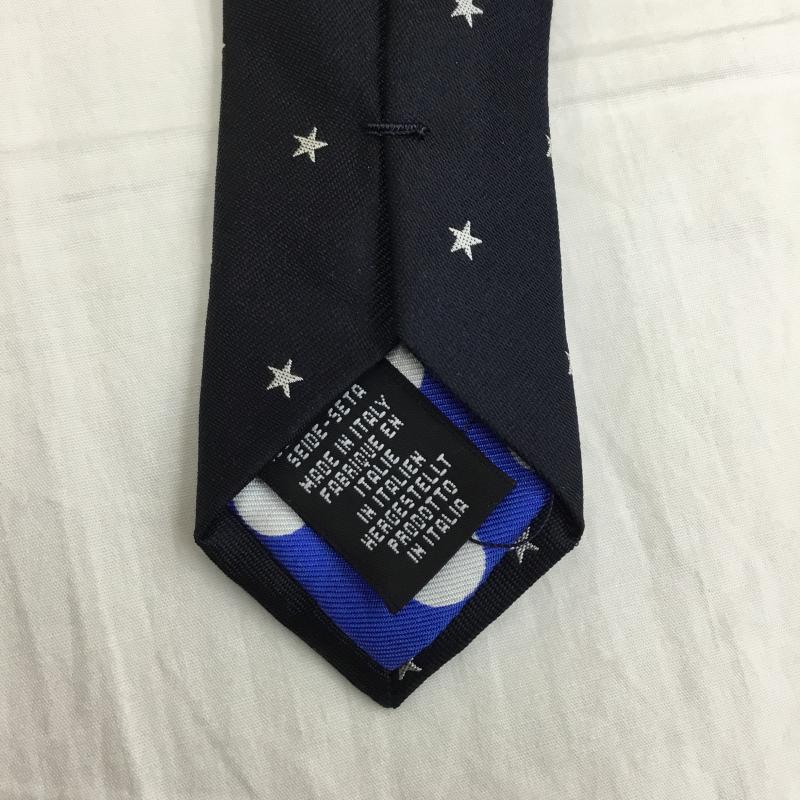 ポールスミス Paul Smith ネクタイ ネクタイ 星 黒 / ブラック / X 銀 / シルバー /  メンズ USED 古着 中古 10143912