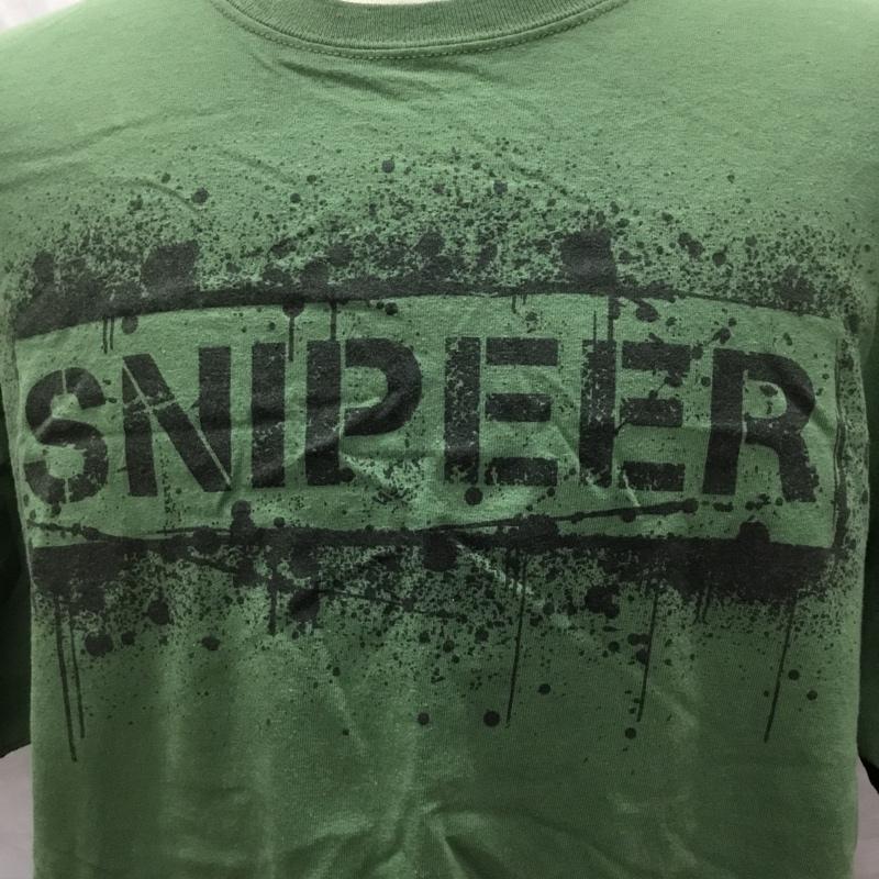 スナイパー SNIPEER Tシャツ 半袖 XL ロゴ、文字 カーキ / カーキ /  メンズ USED 古着 中古 10116029