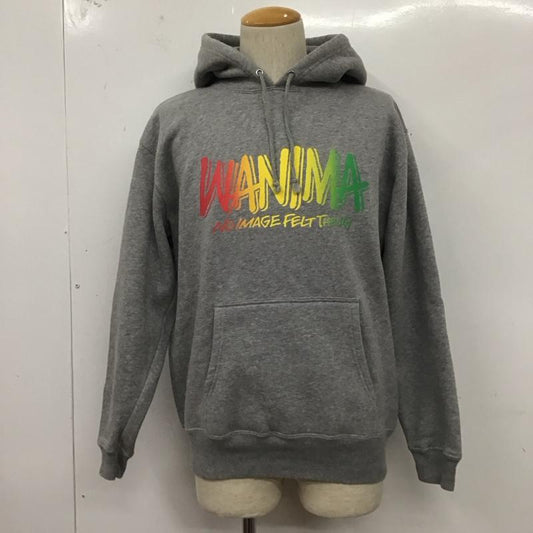 古着 USED パーカー 長袖 長袖パーカー フード付きパーカー プリントスウェット トレーナー wanima バンド L プリント 灰 / グレー /  メンズ USED 古着 中古 10124793